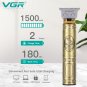 Professional Hair Clipper with LED display Precision Blade Trimmer for Men