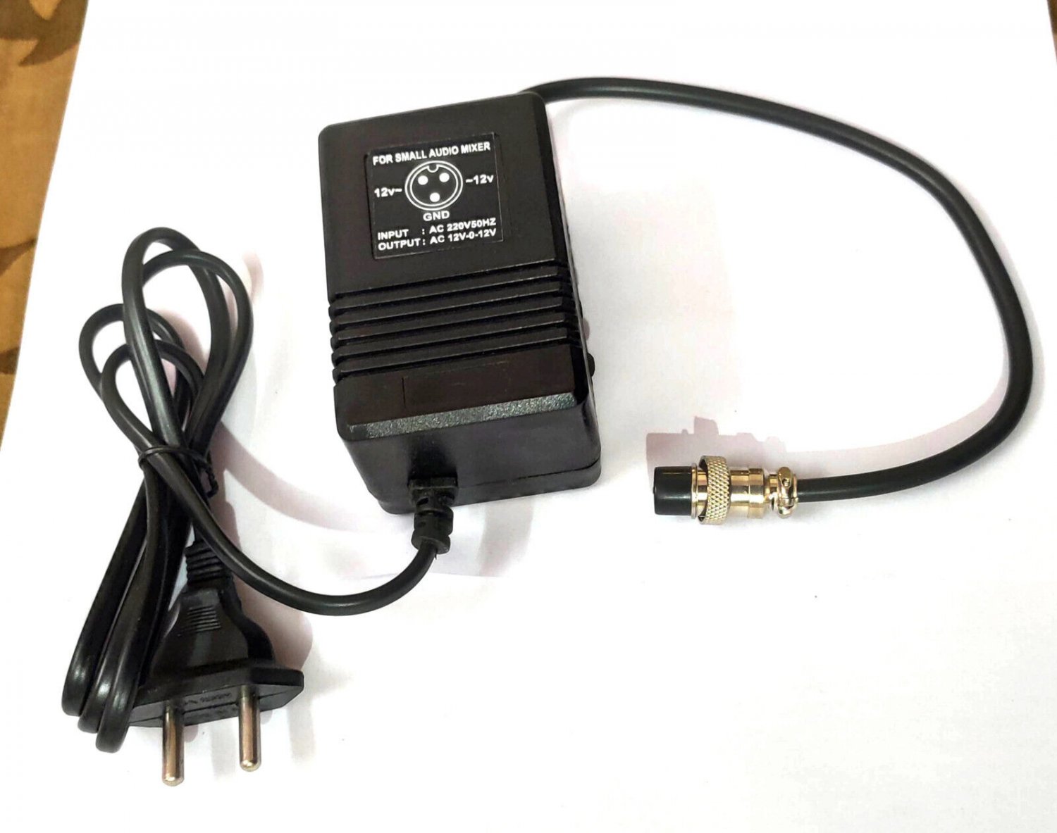 12 V Mixing Console Mixer Power Supply AC Adapter 3-Pin Connector 30 W ...