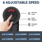 Massage Gun Handheld 6 Speeds Percussion Facial gun for Pain Relief with 4 Heads