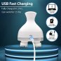 Hair Scalp Rechargeable Electric Head Kneading Massager, 4 Speed Modes, Handheld