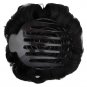 Women's Hair Clutchers Juda Bun With Artificial Synthetic Hair Extension Black