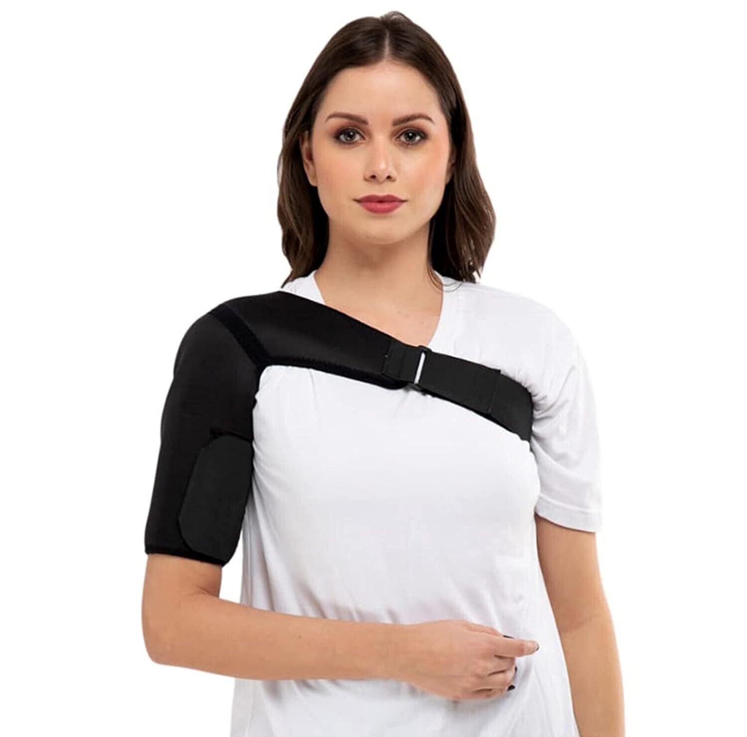 Universal Shoulder Support Brace Adjustable Stretch Strap Wrap Belt Men & Women