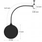 Pop Filter Shield Mask Double Mesh Wind Screen 360&Acirc;&deg; Flexible Gooseneck For Mics