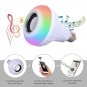 Smart Colour Changing Bluetooth Speaker LED Music Light Bulb Colorful Lamp 2 Pcs