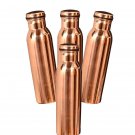 Copper Vacuum Flask Plain Design 900 ML Bottle, Set of 4 bottle Health Benefit