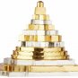 Brass Metal Meru Dual Polished Big Size Shree Yantra for Prosperity & Luck Gift