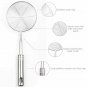 2 X Stainless Steel Multi Functional Filter Deep Fry Oil Strainer for Kitchen