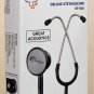 Professionals Deluxe Stethoscope PVC Tubing Stainless Steel Concealed Frame