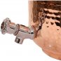 Indian Handmade Hammered Pure Copper Water Dispenser Pot 4 Liter with 2 Tumbler