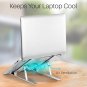 Portable Laptop Stand with 7 Adjustable Level, Ergonomic Design, Multifunctional