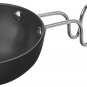 Hard Anodized Tadka Pan (11cm_Black), Aluminium, Heavy Gauge Material