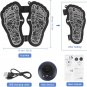 Folding Portable Electric Massage Mat, Reflexology Electronic Feet Massager