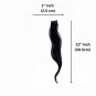 2X Hair Clip in Hair Extensions, Single clip & Easy to Use Suitable for All hair
