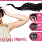 2X Hair Clip in Hair Extensions, Single clip & Easy to Use Suitable for All hair