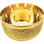PURE Brass Embossed Designed Bowl/KATORI, Set of 6 Best for Home Hotel Resturant