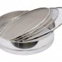 Stainless Steel 4 in 1 Interchangeable Sieve Set of 5, Flour Chalni, Food Strain