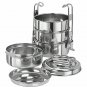 4-Tier Stainless Steel Tiffin Box Lunch Box, Leakproof, Heat Resistance. Office