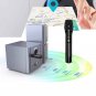 Wireless Microphone, UHF Metal Dynamic Handheld Karaoke Mic, Receiver (Work 6hs)