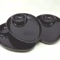 Microwave Safe Oval Shaped Divided Snack Plates for Home & Restaurant- Set of 6