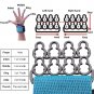 Hand Gripper Exercise Equipment Grip Strengthener Finger Gripper Fitness 2 Pcs