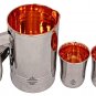 Steel Copper 1.5 Liter Jug Pitcher & Brass Knob & 2 Glass, Serveware & Tableware