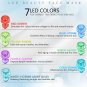 7 Colors LED Face Mask for Facial and Neck Skin Rejuvenation Anti Aging Light