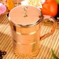 Ayurveda Pure Copper Plain Luxury 1500 ML Jug with 6 copper Tumbler Set