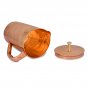 Ayurveda Pure Copper Plain Luxury 1500 ML Jug with 6 copper Tumbler Set