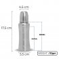 2X Stainless Steel Infant Baby Feeding Bottle Milk bottle for New Born baby
