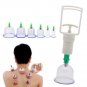 Cupping Therapy Cups Kit Set 6 Pcs Vacuum Cupping Set Health Care Body Relaxatio