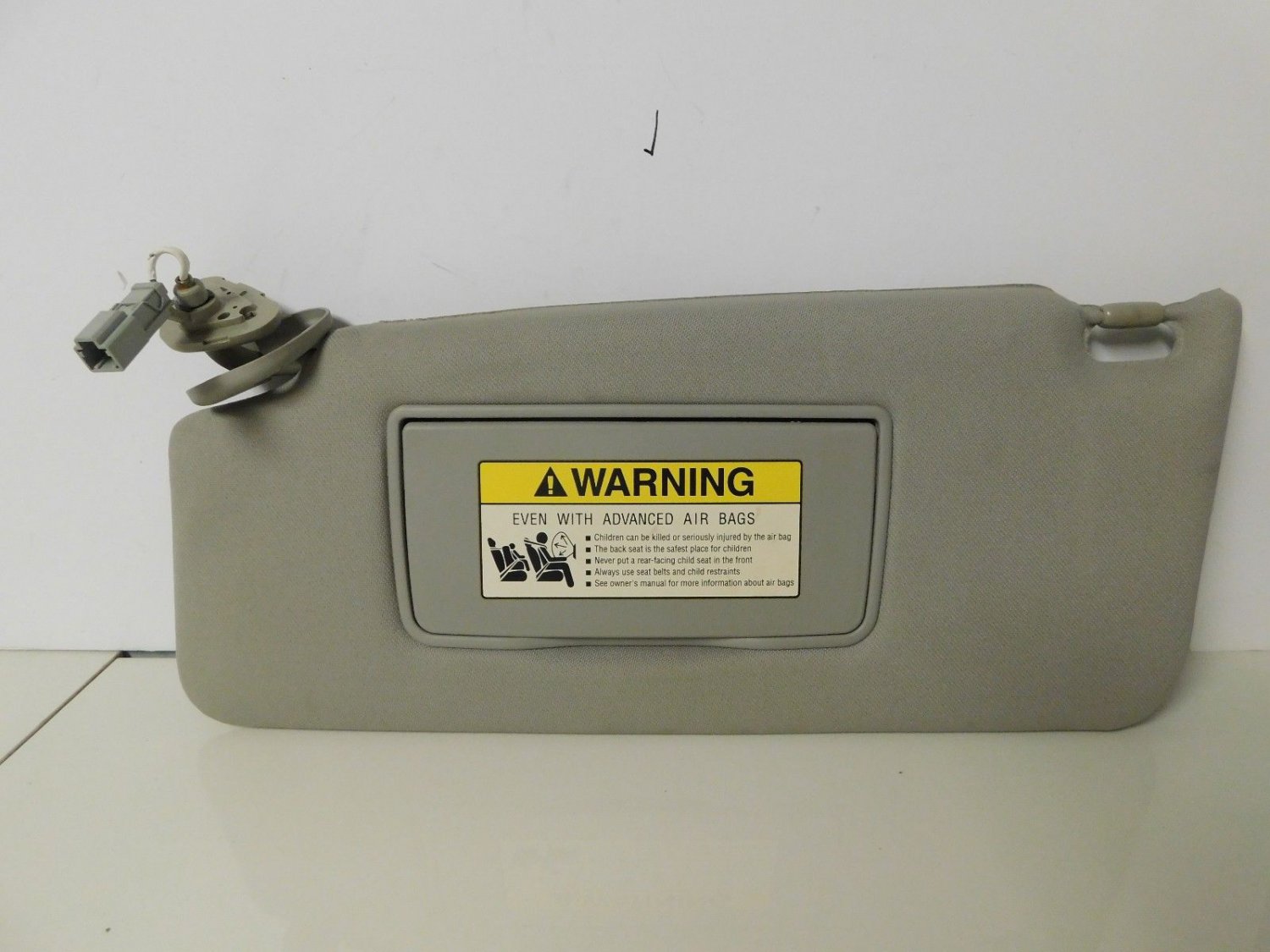 20072013 Acura MDX Drive Sunvisor Sun Visor Gray Illuminated OEM