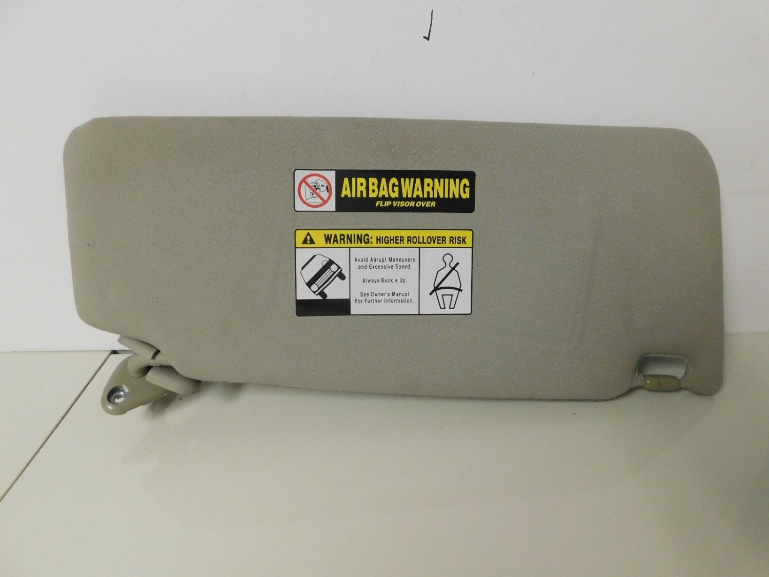 20072013 Acura MDX Drive Sunvisor Sun Visor Gray Illuminated OEM