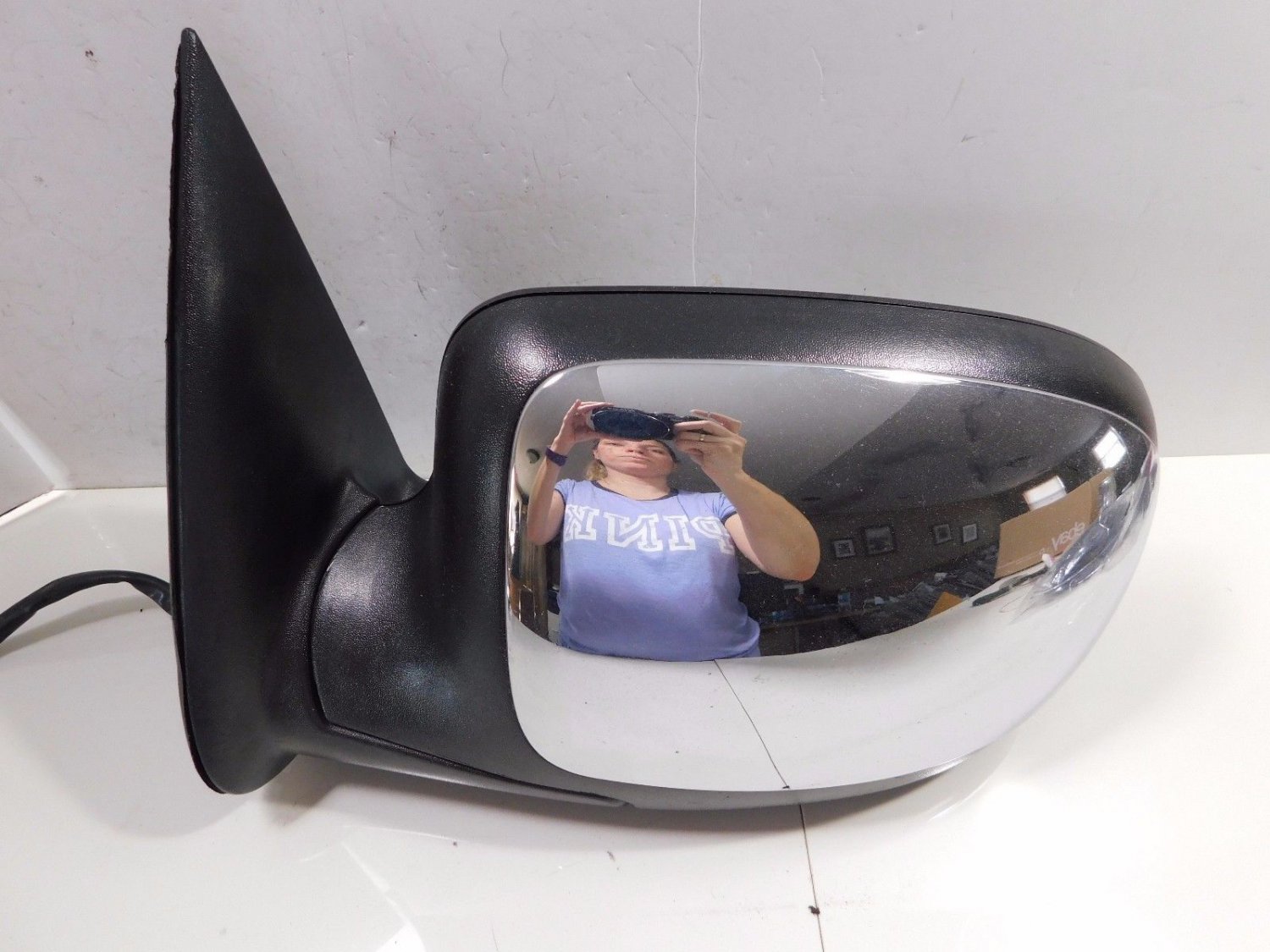 2003-2007 Chevy Avalanche 1500 Driver Side Rear View Power Door Mirror Chrome 2003 Chevy Avalanche Side View Mirror Replacement