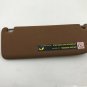 2000-2010 Audi A8 Driver Sun Visor Sunvisor Brown Illuminated OEM I02B12053