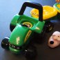 John Deere Tractor Wagons Pig Cow Set