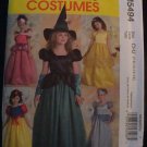 McCalls M5494 Costumes Witch Princess Girls  7-14