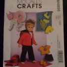 McCalls 4896 - 18 inch doll clothes Active Wear Sports Yoga Swim Sewing patterns