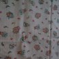 Easter Bunny Spring Garden Flower Pot Blue Check Fabric - 1 1/2 yards