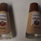 Covergirl Clean Liquid Foundation 120 - 2 Bottles