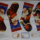 Santa Claus is Coming To Town Christmas Stocking Fabric Panel