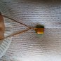 Resin and wood pendant
