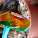 Resin and wood pendant