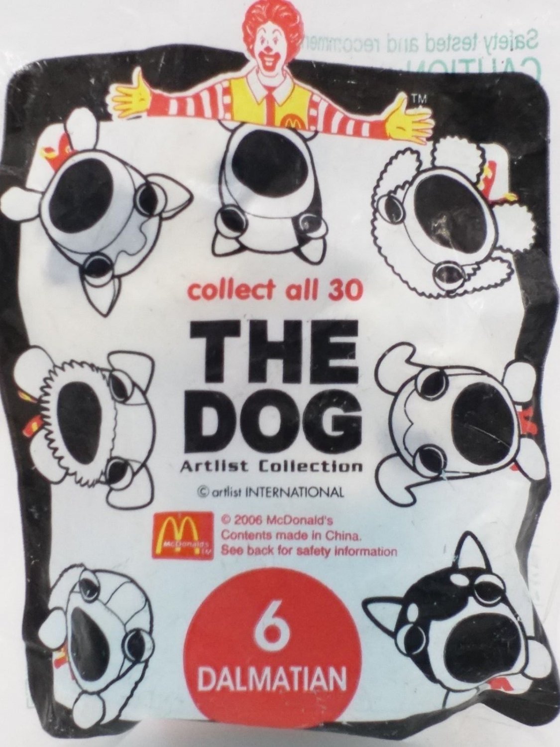 the dog artlist collection plush toy