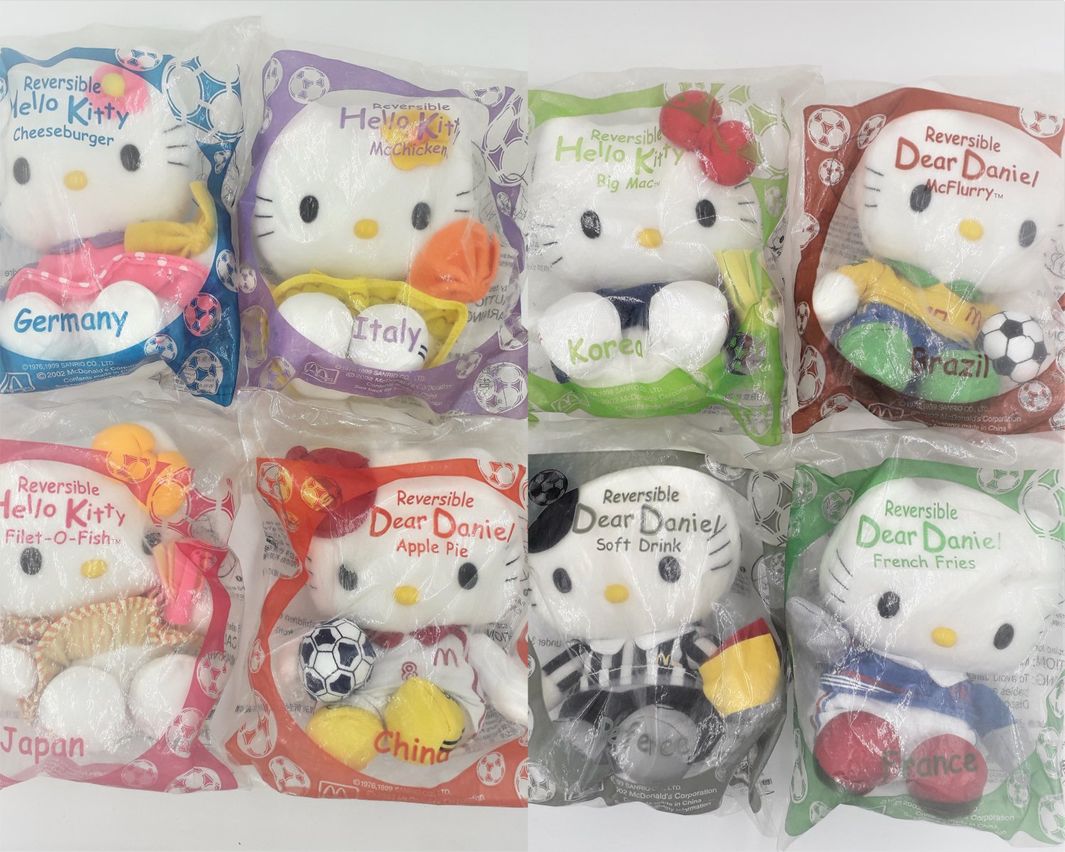 hello kitty and dear daniel plush set