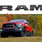 Matte Black Front Grille Nameplate LETTERS 19-21 DODGE RAM 1500 2500 3500 Limited Rebel 68311411AA