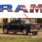 US Flag tailgate letter Emblem Badge 68245544AE Dodge Ram 1500 DT 2500 3500 Limited Rebel 15-18