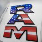 US Flag tailgate letter Emblem Badge 68245544AE Dodge Ram 1500 DT 2500 3500 Limited Rebel 15-18
