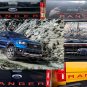 gloss red Tailgate 3D Inlay Insert Letters Stickers badge Emblem Not Decals for Ranger 2019 2020