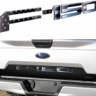 black US flag Tailgate 3D Inlay Raised Insert Letters Stickers badge fit for 18-20 Ford F150