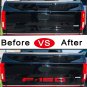 Matte Red Tailgate 3D Inlay Raised Insert Letters Stickers badge fit for 18-20 Ford F150